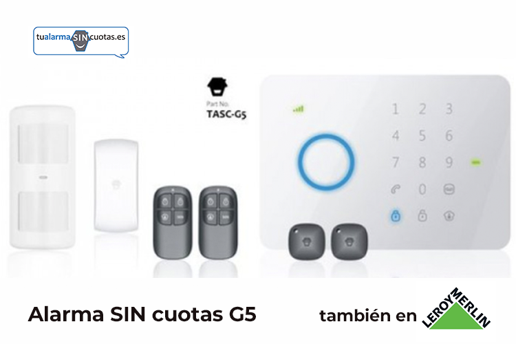 Alarma SIN Cuotas G5 en Leroy Merlin