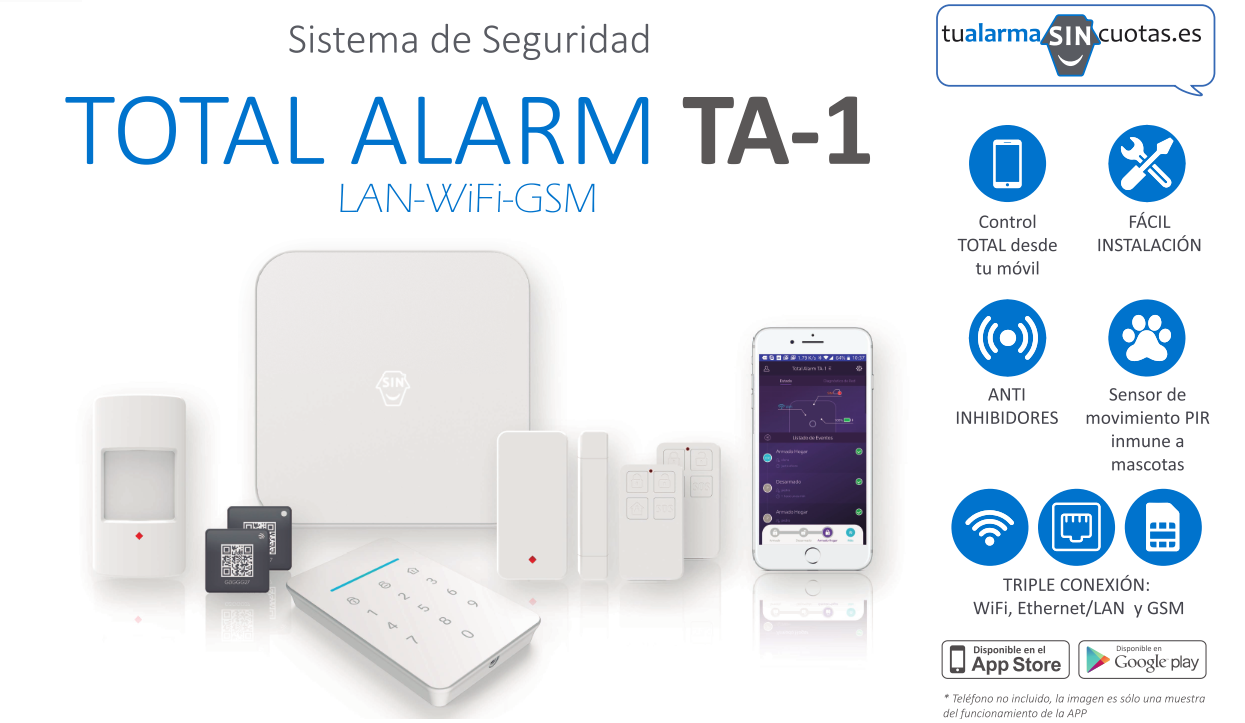 YA a la venta NUESTRA Total Alarm TA-1: la alarma SIN límites