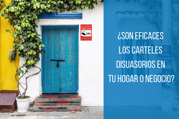 Puedo poner una placa disuasoria sin instalar alarma?