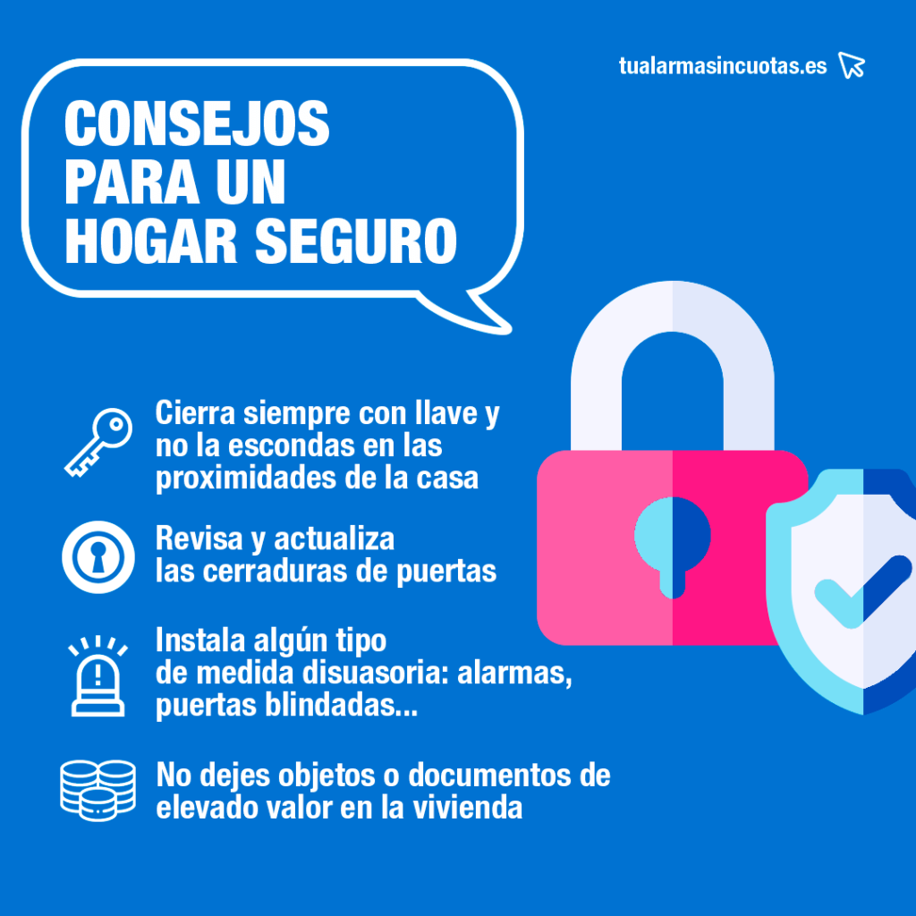 Consejos seguridad en el hogar - Tu Alarma Sin Cuotas