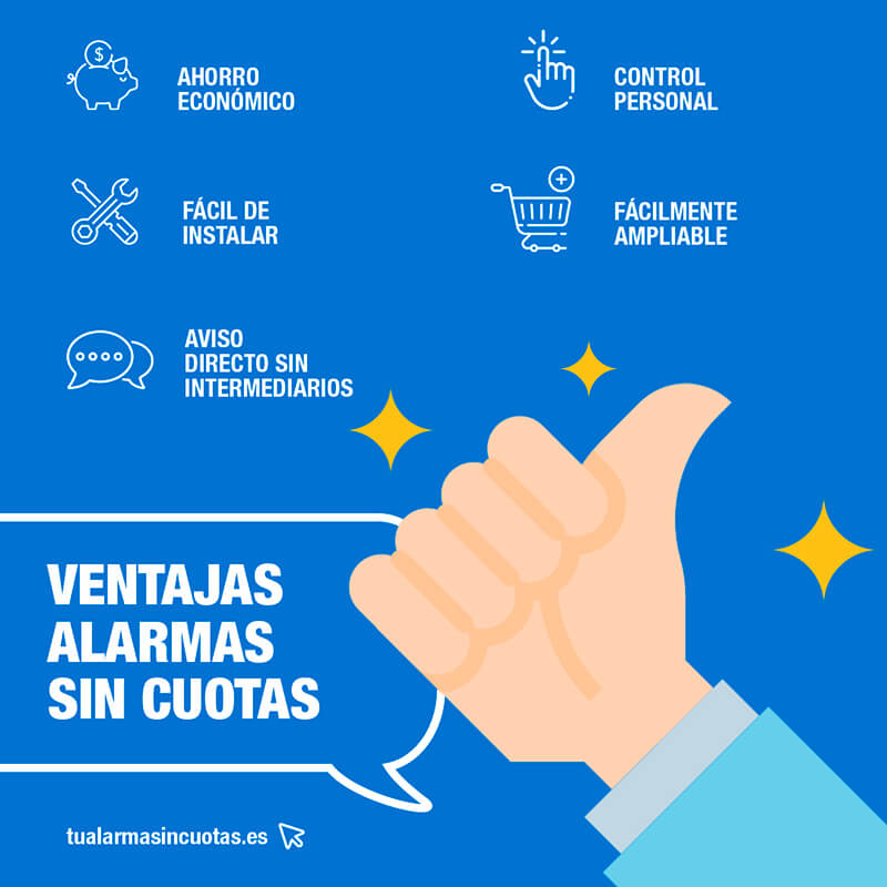 Ventajas alarmas sin cuotas - Tu Alarma Sin Cuotas