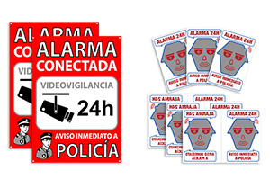 Alarma THI-1 | Carteles y pegatinas