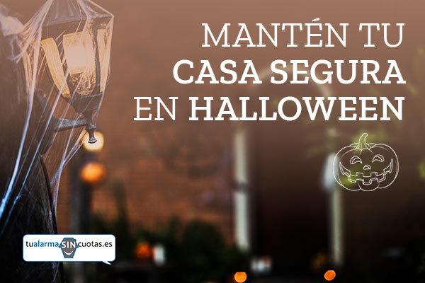 Casa sola en Halloween