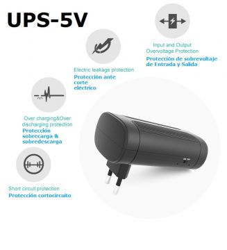 UPS 5V con batería interna