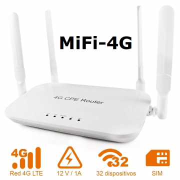 Wifi Móvil 4G/3G (para tarjeta SIM)