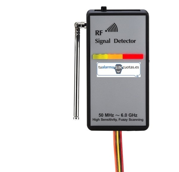 Detector profesional de inhibidores de frecuencia para localizadores GPS