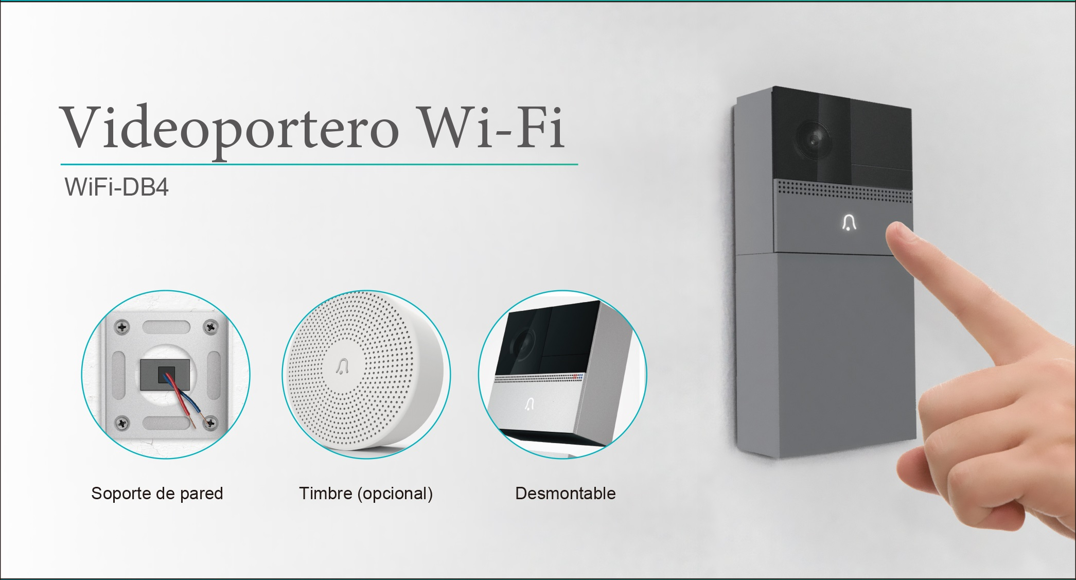 Videoportero inalámbrico WiFi por 9€ - cholloschina