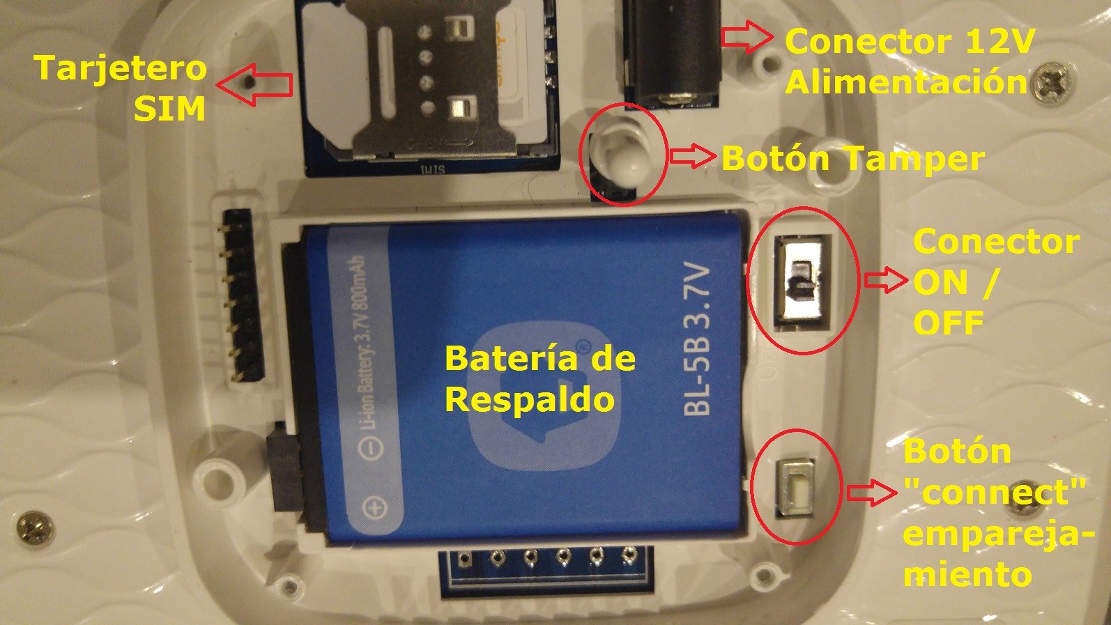 Alarma con sensor de movimiento, alarma de seguridad inalámbrica, alarma de  detección de sensor de movimiento para el hogar con cubierta completa sin