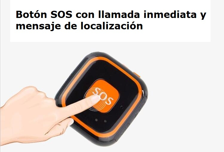 Cómo funciona el botón SOS para personas mayores?