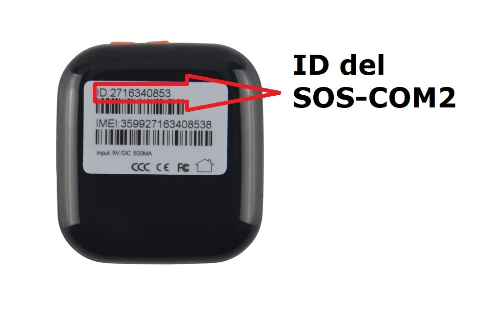ID del SOS-COM2